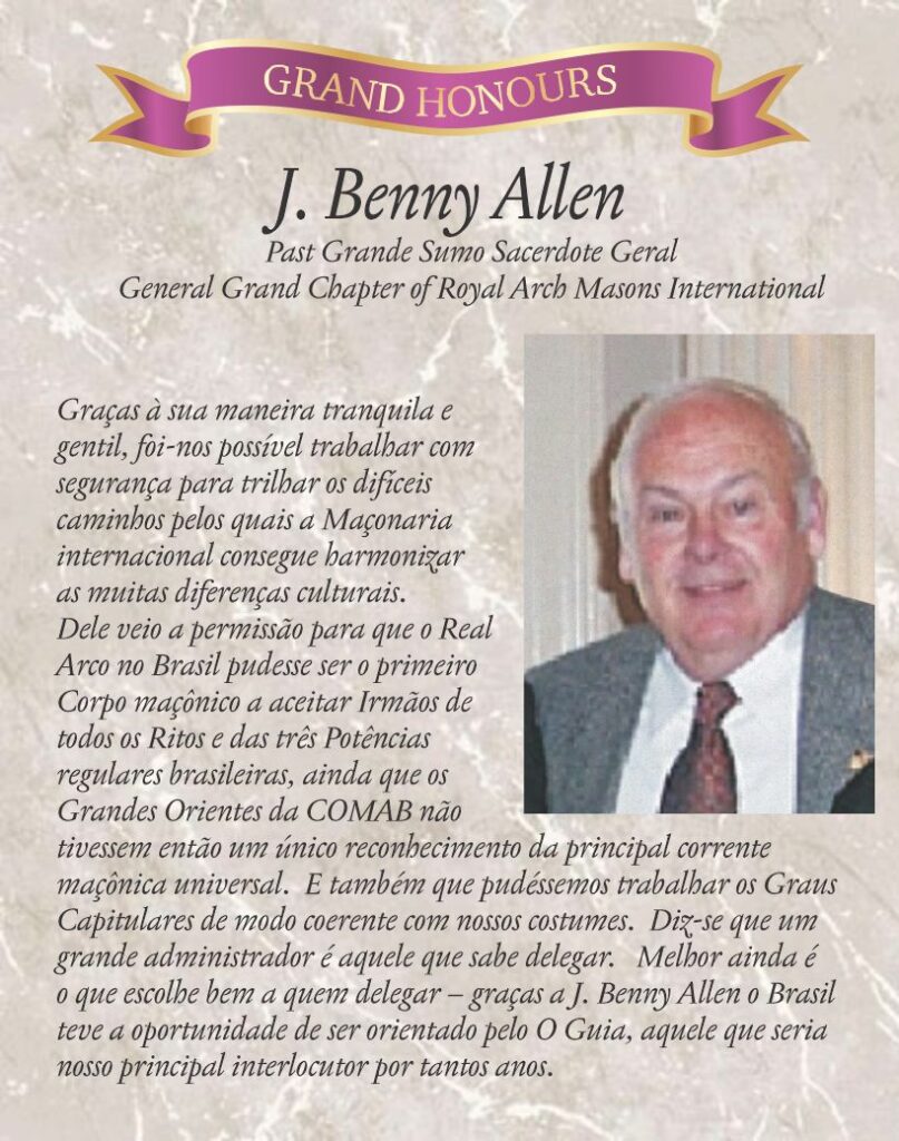 vinh Grandes Honras - Benny