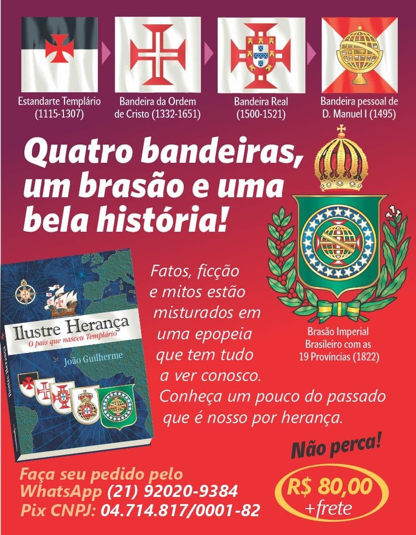 Leia mais sobre o artigo Atendendo a pedidos, nosso querido JG, deputado da América Latina 2005-2014, lançou o livro Ilustre Herança, sobre a origem Templária do Brasil.